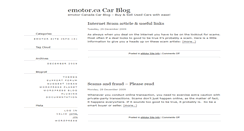 Desktop Screenshot of blog.emotor.ca